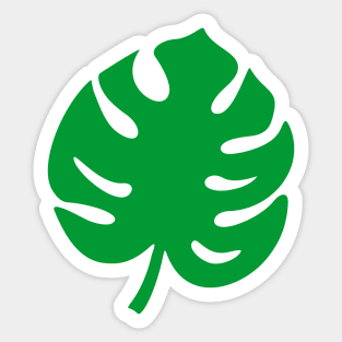 Philodendron Green Leaf Sticker